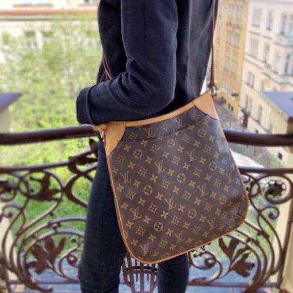 Louis Vuitton Handbags - Louis Vuitton LV Shoulder Bag M56389 Odeon MM Brown Monogram